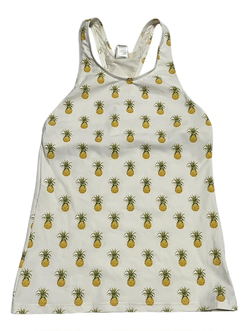 Tory Burch Mira Surf Shirt Rashguard Pineapple Swim Tank Top